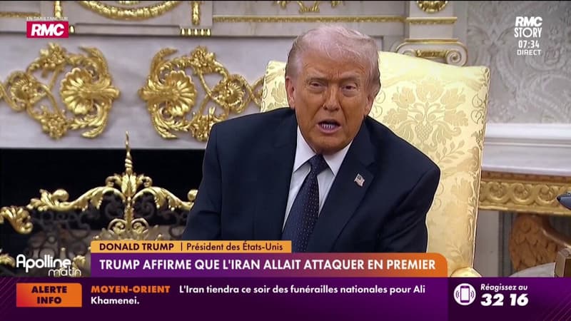 Trump affirme que l'Iran allait attaquer en premier