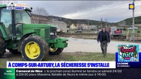 Var: les agriculteurs déjà confrontés à la sécheresse à Comps-sur-Artuby