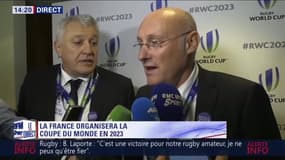 Coupe du monde de rugby 2023 : Laporte "ravi" et "fier" pour le rugby amateur et les retombées qui viendront