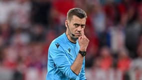 L'arbitre français Clément Turpin lors du match Bayern-Real Madrid le 30 avril 2024
