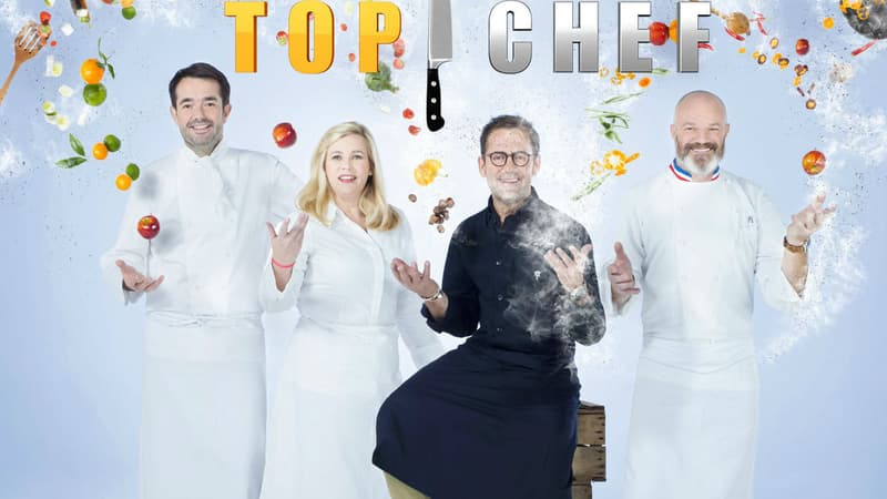 Jean-François Piège, Hélène Darroze, Michel Sarran et Philippe Etchebest dans le jury de "Top Chef 2018"