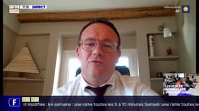 Annonces de Macron: "Comme la vaccination est lente, le confinement est toujours nécessaire", déplore Damien Abad 