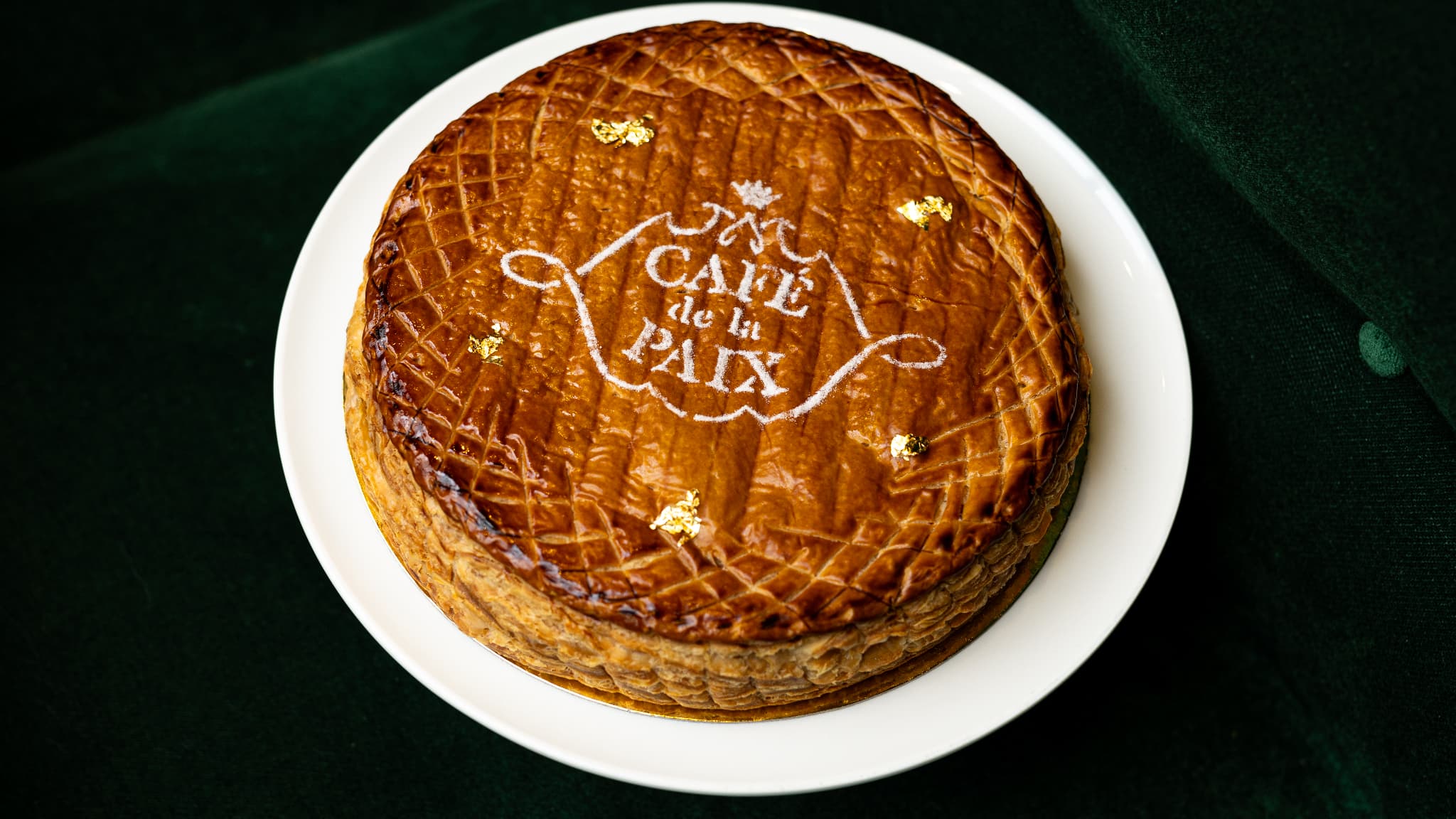 Galette des rois, Café de la Paix Galette des rois, Café de la Paix