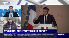 Appel à la trêve d'Emmanuel Macron: "Il va continuer à nous attaquer et nous demande de cesser de nous défendre", selon le secrétaire général de la CGT Cheminots de Trappes