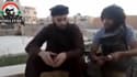 Deux jeunes Français parlant de leur engagement jihadiste, dans une vidéo de propagande.