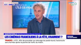 Cinéma en Île-de-France: "Les plateformes et le cinéma, ce sont deux usages différents", selon Quentin Farella, directeur du cinéma l'Alrlequin à Paris