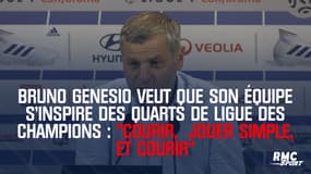 Bruno Genesio : "J'attends ce qu'on vient de voir en Champions League : courir, jouer simple, et courir"