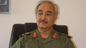Le général libyen Khalifa Haftar, maître de l'est syrien, en 2011