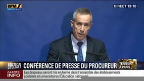 Attaques à Paris: Conférence de Presse du procureur François Molins