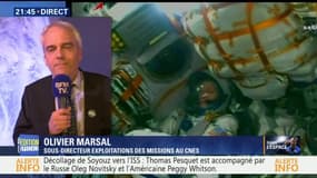 Direction l'espace pour Thomas Pesquet: "Nous avons tous une très grande impatience de le retrouver très bientôt à bord de la station spatiale", Olivier Marsal