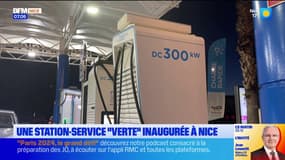 Nice: une station-service se dote d'une borne de charge rapide