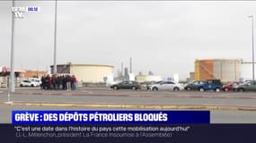 7 des 8 raffineries françaises étaient en grève ce jeudi, les manifestants ont bloqué 12 dépôts pétroliers