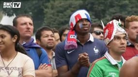 Football / Les supporters tricolores ont suivi le match depuis la fan zone à Sao Paulo - 15/06
