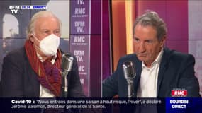 Jean-François Delfraissy face à Jean-Jacques Bourdin sur RMC et BFMTV