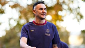 Keylor Navas avec le PSG en septembre 2023