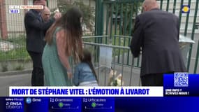 Livarot: un hommage a été rendu à Stéphane Vitel, devant son ancien établissement