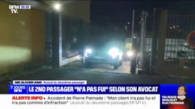 Le passager avant "est allé porter secours à Pierre Palmade dans le véhicule", affirme son avocat Me Olivier Ang