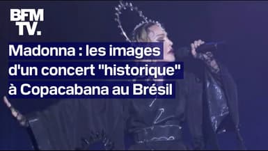  Les images du méga-concert gratuit de Madonna à Copacabana au Brésil 