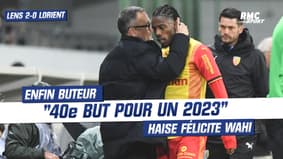 Lens 2-0 Lorient: "Le 40e but en L1 pour un gars né en 2003", Haise satisfait de Wahi