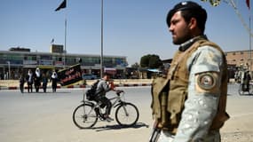 Un policier afghan à Kaboul le 25 septembre 2017