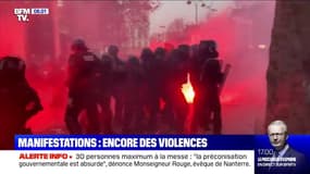 Les images des violences à Paris, lors de la manifestation samedi contre la loi "sécurité globale"