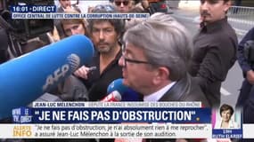 Mélenchon sort de son audition et dénonce un "abus de pouvoir caractérisé"