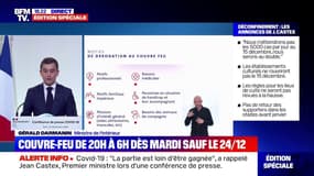 Gérald Darmanin annonce les motifs de dérogation au couvre-feu