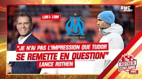Lorient 0-0 OM : "Je n'ai pas l'impression que Tudor se remette en question" lance Rothen 