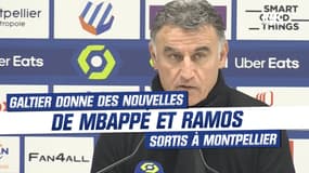 Montpellier 1-3 PSG : Galtier donne des nouvelles de Mbappé et Ramos, sortis sur blessure