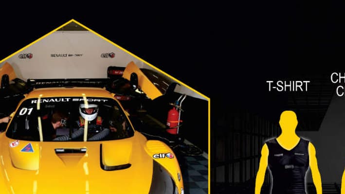 Renault et Sensoria présentent au CES une gamme de vêtements connectés pour les pilotes, dont une paire de chaussettes. Renault et Sensoria présentent au CES une gamme de vêtements connectés pour les pilotes, dont une paire de chaussettes.