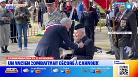 Commémoration du 11 novembre. Un ancien combattant décoré à Carnoux