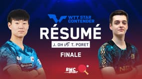 Résumé : suspense jusqu'au bout entre Poret et Oh, qui a remporté la finale ? (WTT Star Contender Chennai)