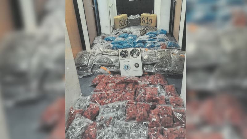 288 kilos de cannabis ont été saisis à Marseille le 30 mai 2023.