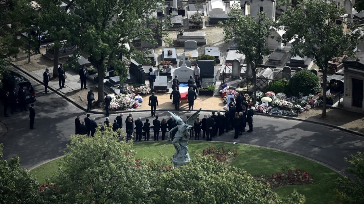 Inhumation de Jacques Chirac au cimetière du Montparnasse, le 30 septembre 2019 Inhumation de Jacques Chirac au cimetière du Montparnasse, le 30 septembre 2019