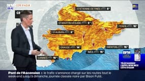 Météo Côte d’Azur: une journée pluvieuse ce dimanche, jusqu'à 21°C attendus à Nice
