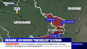 Guerre: la ville de Lyman partiellement encerclée par l'armée ukrainienne