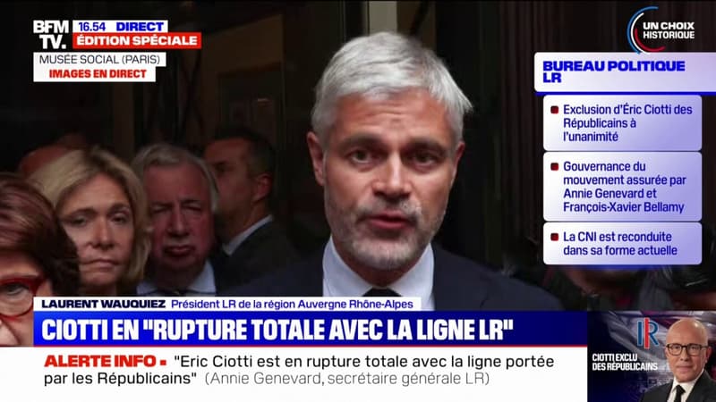 Éric Ciotti exclu de LR: 