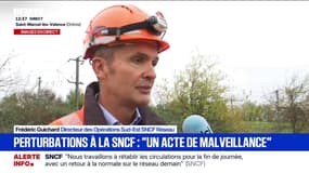 Perturbations dans le Sud-Est: "L'objectif est une reprise progressive de circulation mardi matin", assure le directeur des Opérations Sud-Est SNCF Réseau