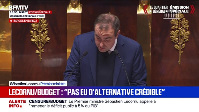 Budget: "Il n'y a pas eu pendant ces 350 heures de débat parlementaire d'alternative crédible", estime Sébastien Lecornu