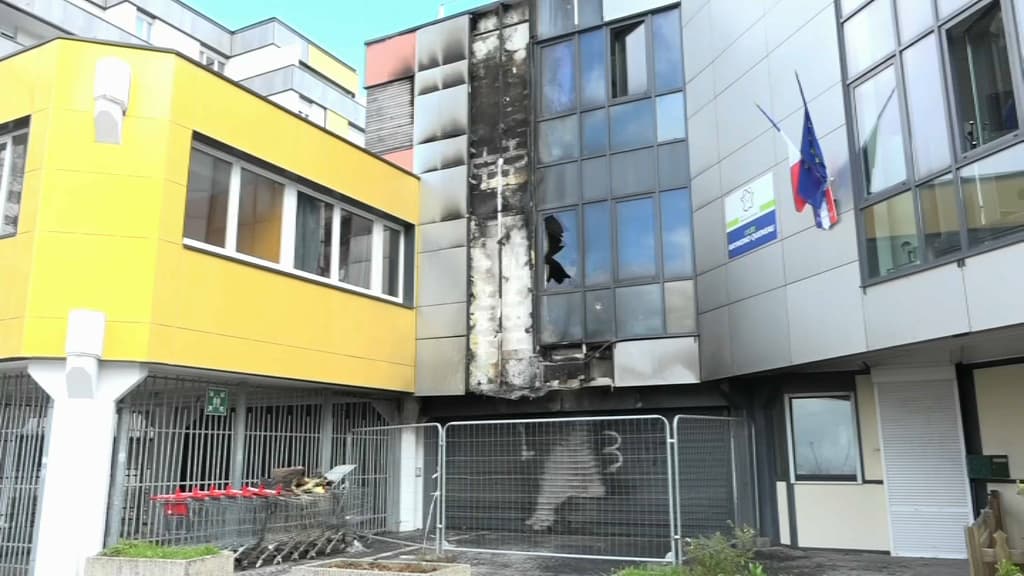 Incendie au lycée Queneau de Villeneuve-d'Ascq: sept mineurs