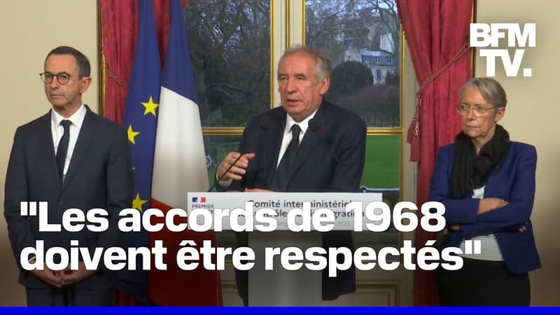 Immigration, relations avec l'Algérie... la conférence de presse de François Bayrou en intégralité