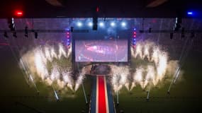 Les festivités au Parc des Princes après le titre du PSG en Ligue des champions, le 11 juillet 2025