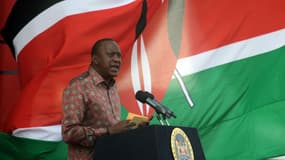 Le président du Kenya Uhuru Kenyatta le 16 avril 2016