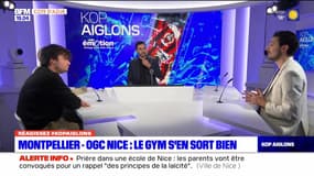 Kop Aiglons du lundi 13 novembre - Montpellier - OGC Nice : le Gym s'en sort bien