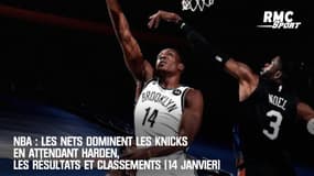 NBA : Les Nets dominent les Knicks en attendant Harden, les résultats et classements (14 janvier)