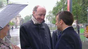 Emmanuel Macron et Yves de Gaulle
