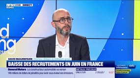 Baisse de recrutements en juin en France