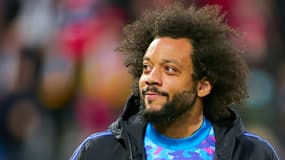 Le Brésilien Marcelo avec le Real Madrid en février 2022