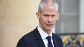 Le ministre de la Culture Franck Riester dans la cour de l'Elysée, le 7 novembre 2019