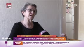 Catherine est victime d'une escroquerie à la carte bancaire